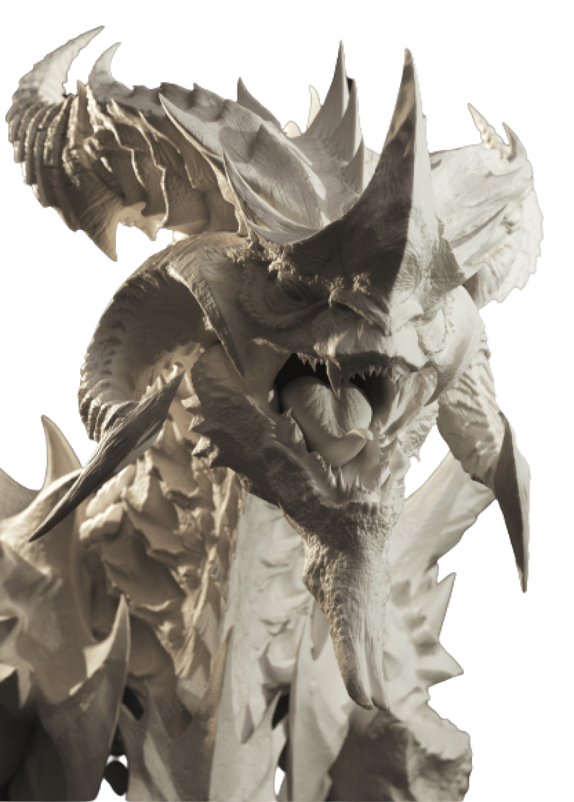3d monster model gamer art